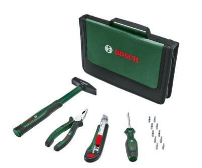 Bosch Groen Easy handgereedschap starterset 14-stuks - 1600A02BY3