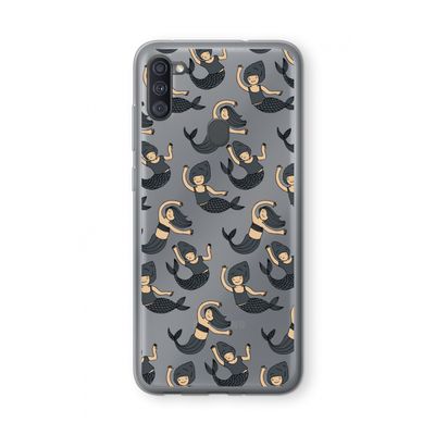 Zeemeermin: Samsung Galaxy A11 Transparant Hoesje
