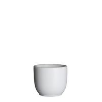 Bloempot Pot rond tusca 6.5 x 7.5 cm wit mat Mica - Mica decorations