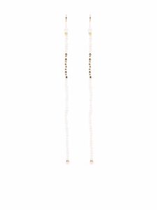 Mizuki boucles d'oreilles Dancing en or 14ct ornées de perles