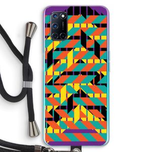 Skew Bee 2: Oppo A52 Transparant Hoesje met koord