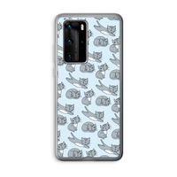 Poezen: Huawei P40 Pro Transparant Hoesje