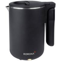 Korona Korona electric Waterkoker Snoerloos, CoolTouch-behuizing, Inklapbaar Aantal/Volume: 0.6 l Zwart