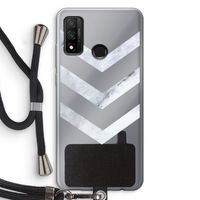 Marmeren pijlen: Huawei P Smart (2020) Transparant Hoesje met koord