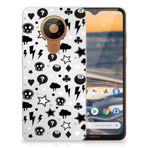 Silicone Back Case Nokia 5.3 Silver Punk