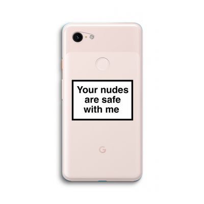 Safe with me: Google Pixel 3 XL Transparant Hoesje