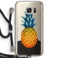 Grote ananas: Samsung Galaxy S7 Transparant Hoesje met koord