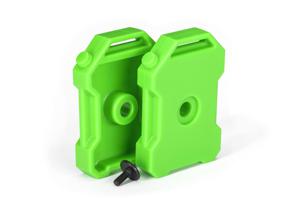 Traxxas - Fuel canisters (green) (2)/ screw pin (TRX-8022-GRN)