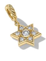 David Yurman pendentif Star of David en or 18ct pavé de diamants (17,2 mm)