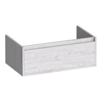 Brauer Hope - Onderkast - 80 cm - met 1 Softclose Lade Greeploos en 1 Sifon Uitsparing - Forest Seashell