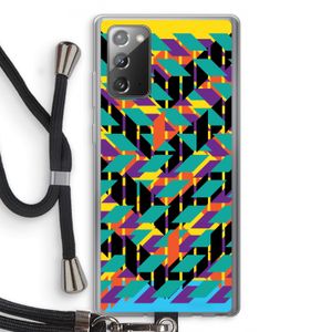 Skew Bee 1: Samsung Galaxy Note 20 / Note 20 5G Transparant Hoesje met koord