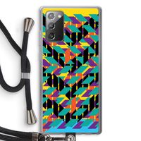 Skew Bee 1: Samsung Galaxy Note 20 / Note 20 5G Transparant Hoesje met koord