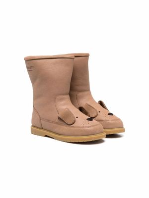 Donsje bottines à détail d'oreilles d'animaux - Marron