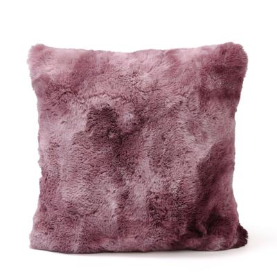 Linde Bordeaux Faux Fur Kussen Vierkant S
