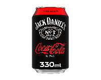Jack Daniel's & coca cola zero blik (12x 33cl)