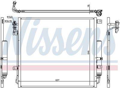 Condensor, airconditioning 940485