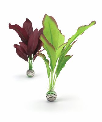Zijdenplantenset medium groen & paars - Biorb