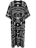 KTZ caftan à imprimé église - Noir - thumbnail