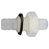 Europond PE Doorvoer Slangtule 10mm - M14 Polyethyleen Buitendraad met O-ring en Moer