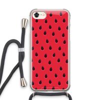 Watermelon: iPhone 8 Transparant Hoesje met koord
