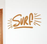 Surf belettering kleefstof muurtekst
