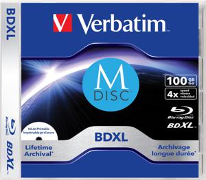 Verbatim MDISC Lifetime archival BDXL 100GB - Jewel Case per 1 verpakt