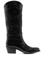 Sartore bottes d'inspiration western 45 mm - Noir