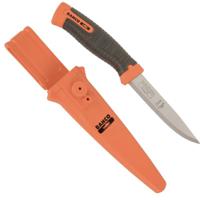 Bahco SB-2446 Multifunctioneel mes, 2-componentenhandgreep Zwart/oranje Lengte 220 mm