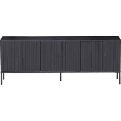 Tv-meubel Gravure New 150 cm Grenen Zwart