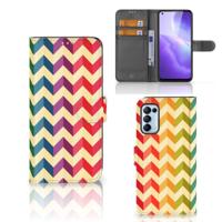 OPPO Find X3 Lite | Telefoon Hoesje | Zigzag Multi Color