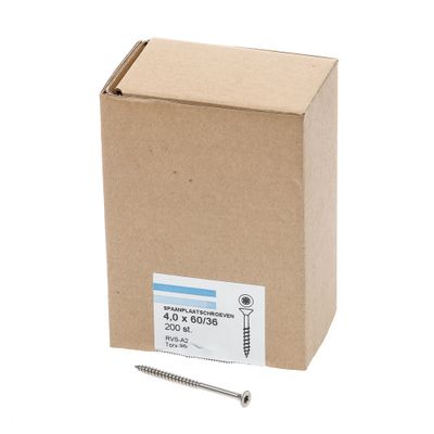Spaanpl.schr.rvs pk tx20 4.0X60/36 dd