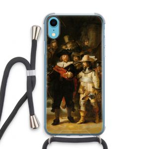 De Nachtwacht: iPhone XR Transparant Hoesje met koord