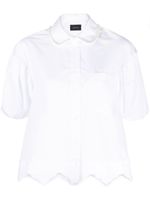 Simone Rocha chemise en coton à ornements - Blanc - thumbnail