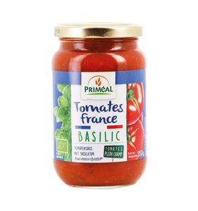 Tomatensaus bascilicum uit Frankrijk bio