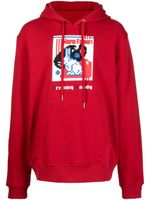 Mostly Heard Rarely Seen 8-Bit hoodie Creamy Candy en coton - Rouge - thumbnail