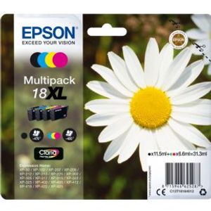 Epson C13T18164022 6.6ml 11.5ml 470pagina's 450pagina's Zwart, Cyaan, Geel inktcartridge