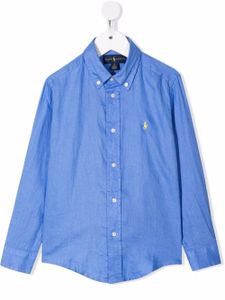 POLO RALPH LAUREN KIDS chemise Polo Pony à boutonnière - Bleu