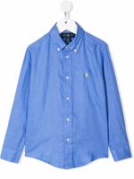 Ralph Lauren Kids chemise Polo Pony à boutonnière - Bleu - thumbnail