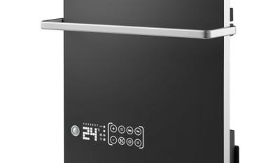 2000W Tesy badkamer paneel convector zwart gehard glas (36-42 m³)