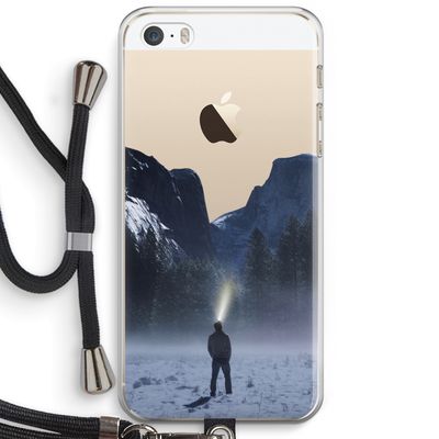 Wanderlust: iPhone 5 / 5S / SE Transparant Hoesje met koord