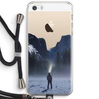 Wanderlust: iPhone 5 / 5S / SE Transparant Hoesje met koord