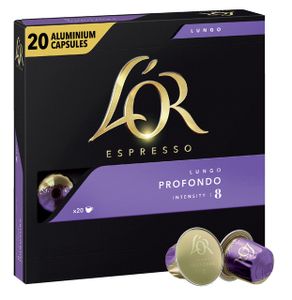 Koffiecups L'Or espresso Lungo Profondo 20st