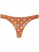 Marlies Dekkers string Florana à imprimé graphique - Orange