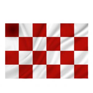 Provincie vlag groot - Noord Brabant - 100 x 150 cm - polyester - feest vlaggen