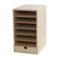 Creativ Company Papier opslag unit, h: 31,5 cm, d: 24,5 cm, b: 18 cm, a5, 1 stuk