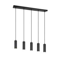 Trio 5-lichts hanglampSoka zwart - 367700532