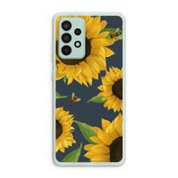 Sunflower and bees: Samsung Galaxy A52s 5G Transparant Hoesje