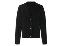 esmara Gebreid dames vest (Zwart, L (44/46))