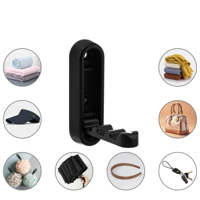 FoldMate 4-delige Set - Opklapbare Wandhaak van Zinklegering FoldMate 4-delige Set - Opklapbare Wandhaak van Zinklegering
