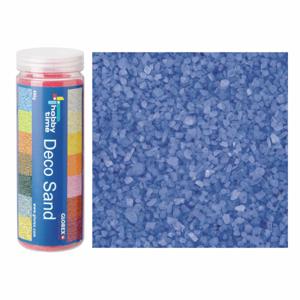 Glorex Hobby zandkorrels/kleine kiezelsteentjes - 3x - blauw - 480 gram - vulmateriaal